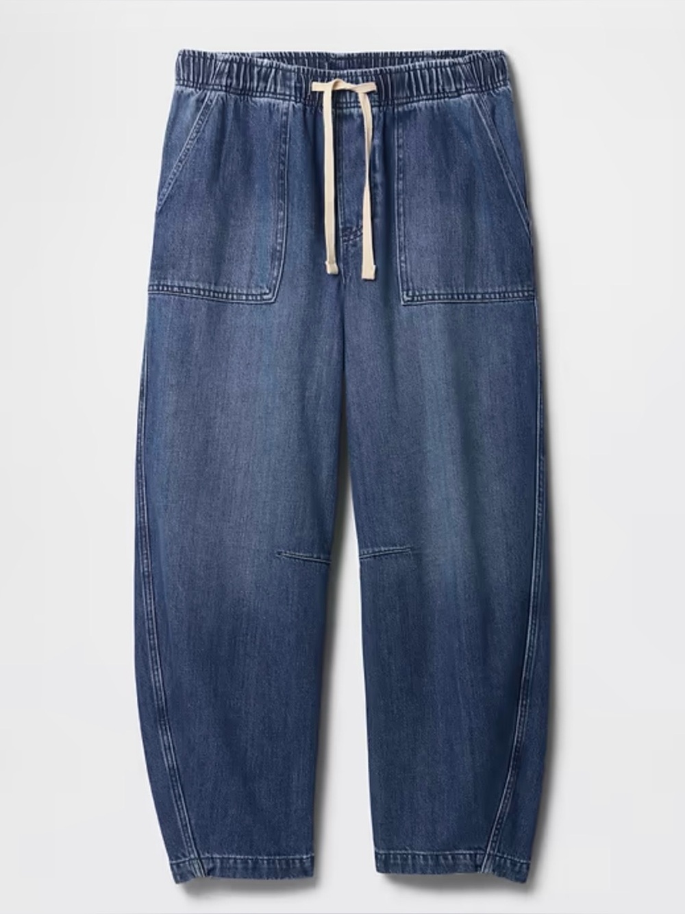 GAP pull on barrel jeans